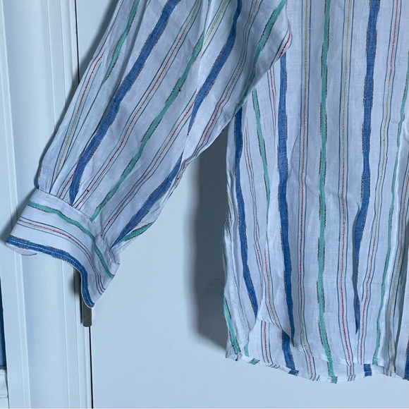 Tommy Bahama Multicolored Linen Blend Button Down Shirt - 29941 - Picture 4 of 16